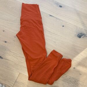 Woman’s Orange Leggings